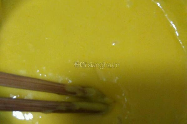 奶油菠萝夹心肉松蛋糕的做法图解4