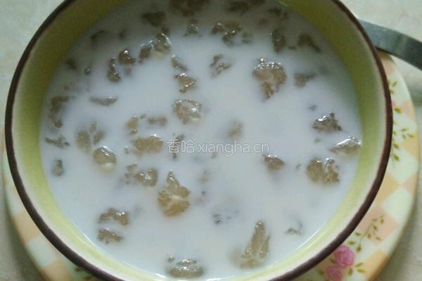 雪蛤膏炖椰奶的做法图解5