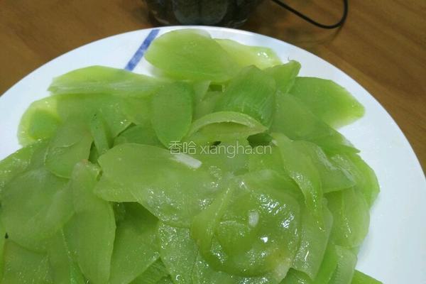 素炒莴笋的做法图解9