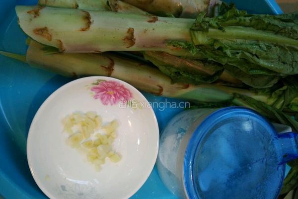 素炒莴笋的做法图解1