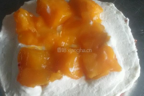 红丝绒雪人蛋糕的做法图解3