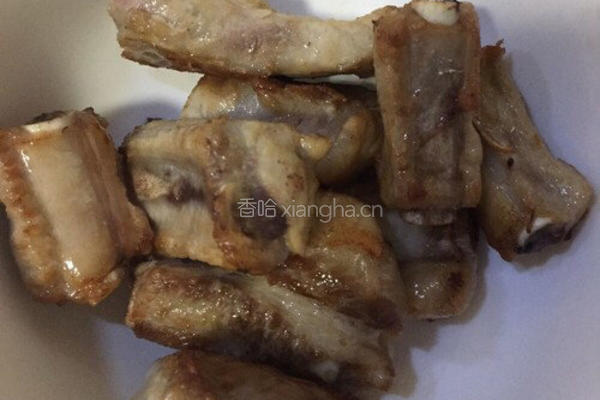 胡萝卜板栗排骨的做法图解7