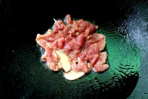 西芹炒肉的做法图解5