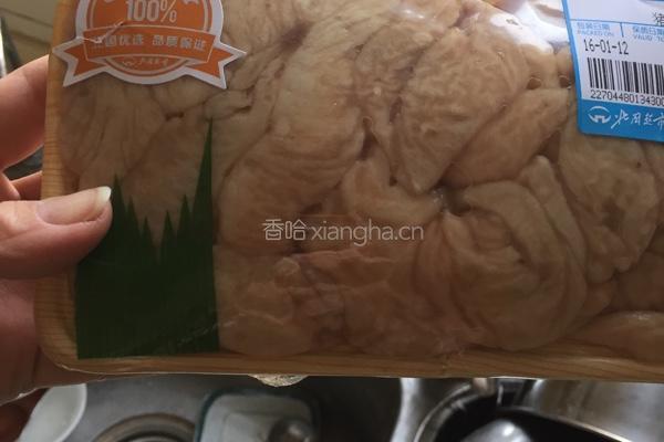 干煸肥肠的做法图解1