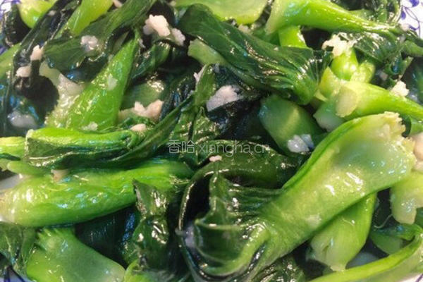 蒜蓉白菜（油淋白菜）的做法图解6