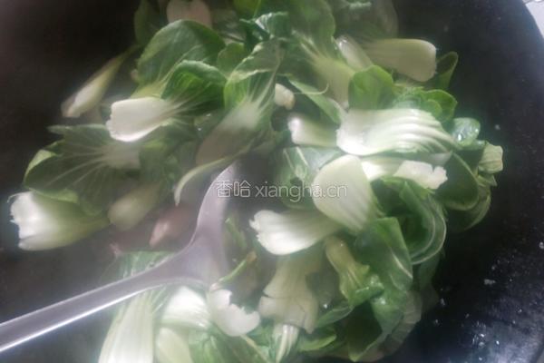 平菇油菜的做法图解6