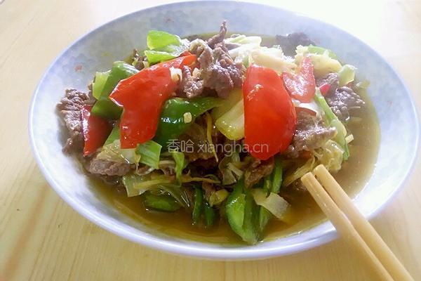 葱香牛肉的做法图解9