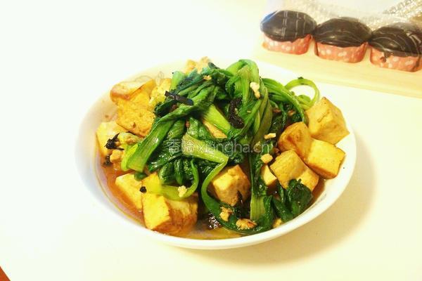 青菜炖豆腐的做法图解10