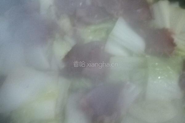 大白菜烧牛肉的做法图解3