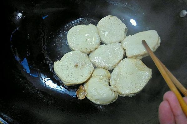 香煎素鸡的做法图解5
