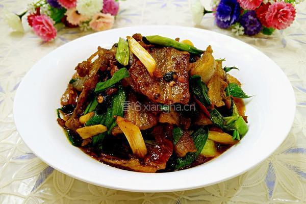 生爆盐煎肉的做法图解10