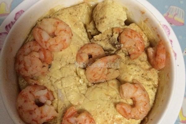 牛肉粒虾仁鸡蛋羹的做法图解9