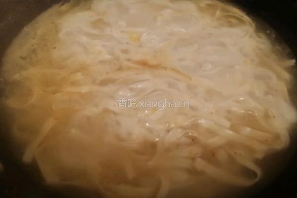 玉米粥烩面的做法图解9