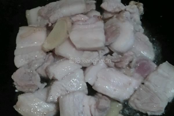 干豆角烧肉的做法图解3