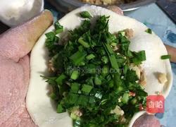 韭菜笋丁豆干肉饼的做法图解5