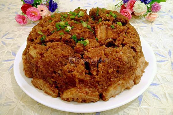 香芋粉蒸排骨的做法图解13