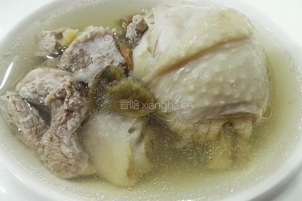 田七炖鸡汤的做法图解9