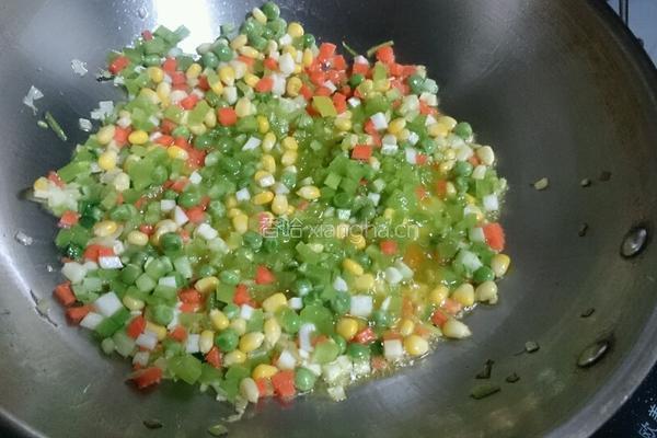 花式炒饭的做法图解7