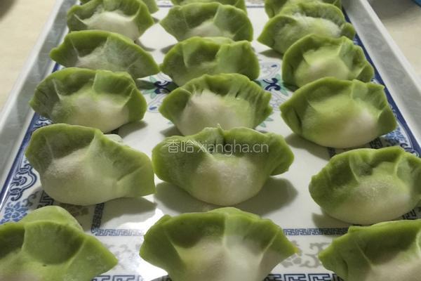 翡翠白菜水饺的做法图解7