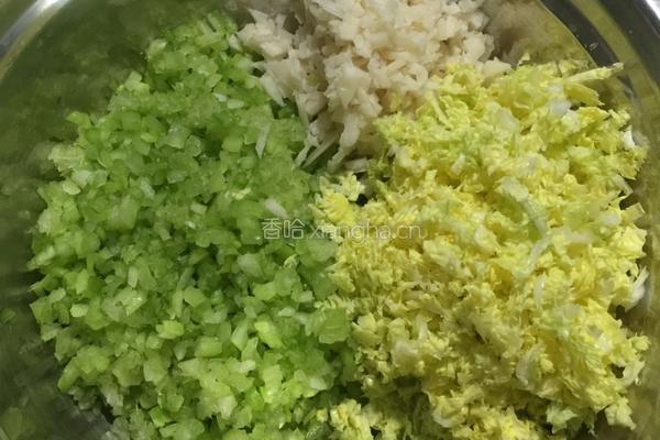 翡翠白菜水饺的做法图解5