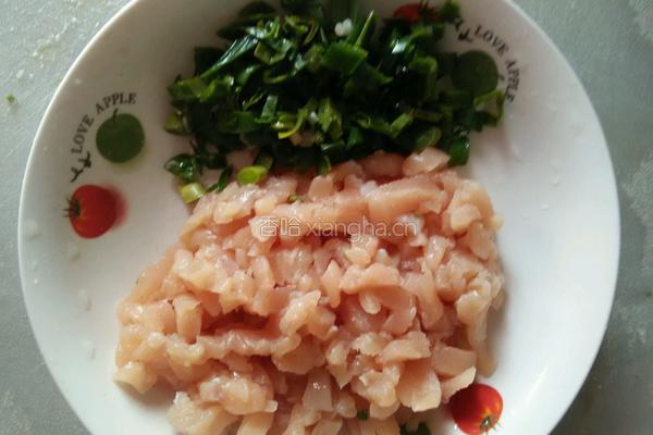 鸡脯肉炒饭的做法图解2
