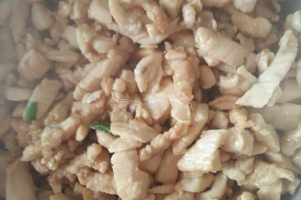 鸡脯肉炒饭的做法图解5