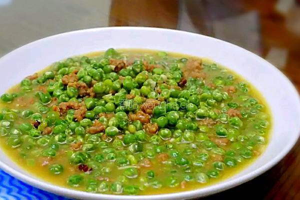 咸甜肉末豌豆(母亲版)的做法图解11