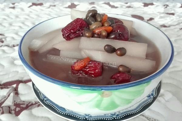 红枣白萝卜黑豆汤的做法图解11