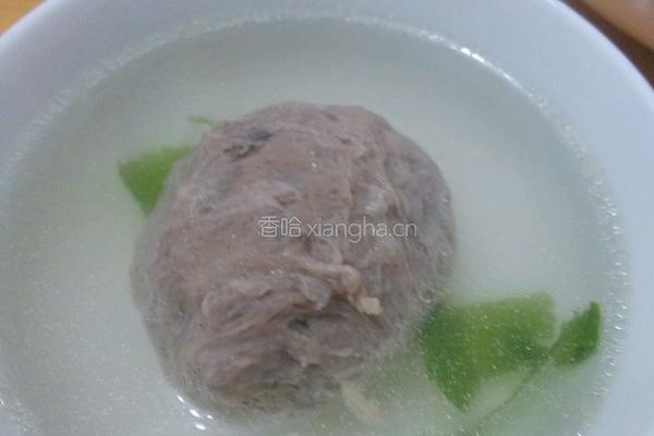 牛肉丸汤的做法图解4