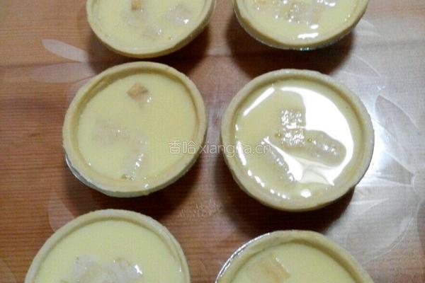微波炉版——无奶油香蕉蛋挞的做法图解6