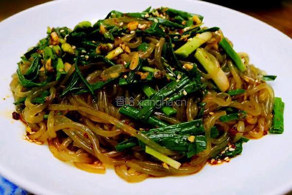 蒜苗拌粉条的做法图解11