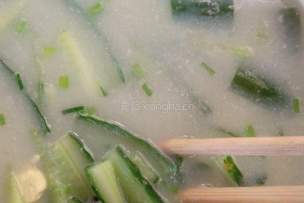 青瓜皮蛋汤的做法图解6
