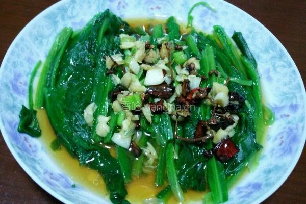爽口油麦菜的做法图解5