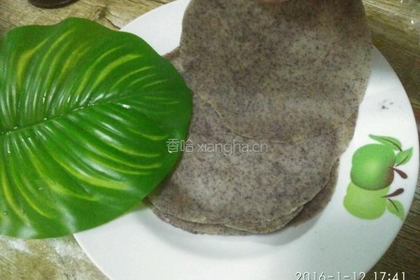 黑米卷饼-鸡丝豆芽馅的做法图解23