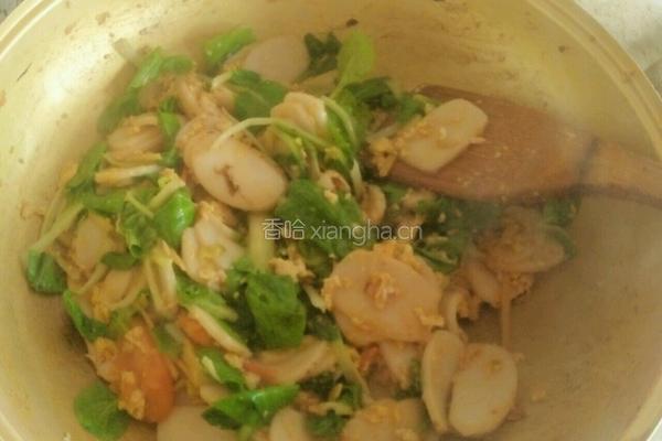 西红柿鸡蛋炒年糕的做法图解5