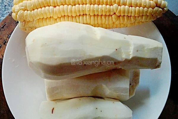 玉米番薯粥的做法图解1