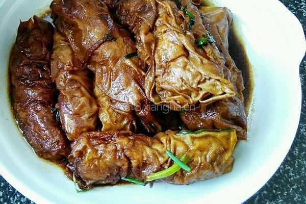 红烧百叶包肉的做法图解22