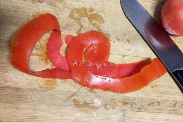 番茄玫瑰花的做法图解4