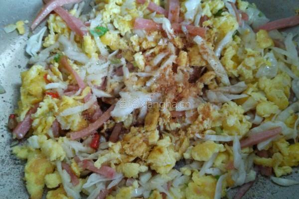 酱油炒饭的做法图解5