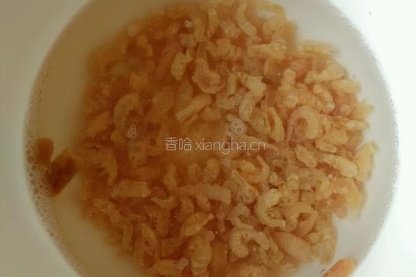 虾仁油菜拌粉丝的做法图解3