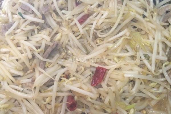 鸡蛋瘦肉炒饼的做法图解6