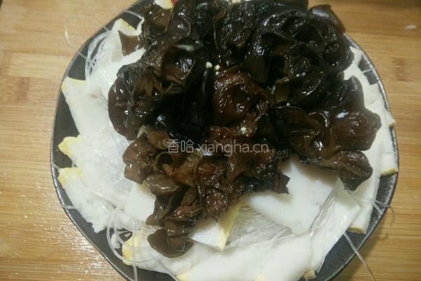 聚宝盆（扣蒸鱼糕）的做法图解6