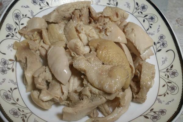 凉拌鸡腿肉的做法图解4