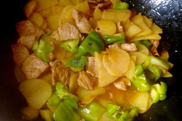 青椒土豆肉片的做法图解6