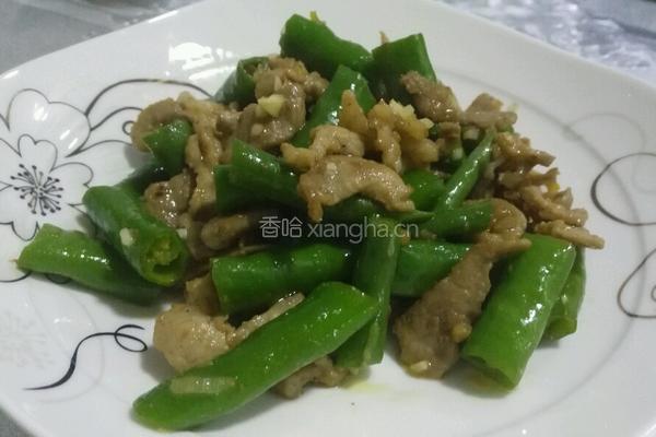 线椒炒肉片的做法图解6