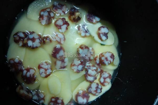 土豆腊味饭（电饭锅版）的做法图解8
