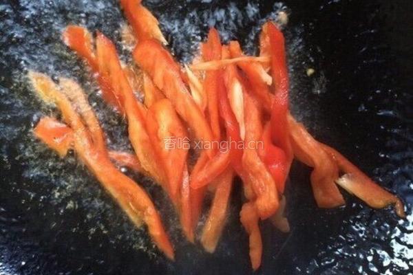 有机花菜炒肉的做法图解11
