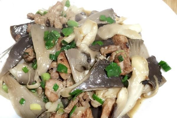 蘑菇炒肉的做法图解6