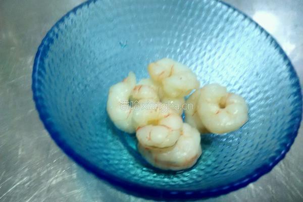 菠菜虾仁粥的做法图解5