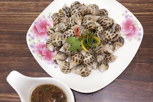 白灼花螺的做法图解10
